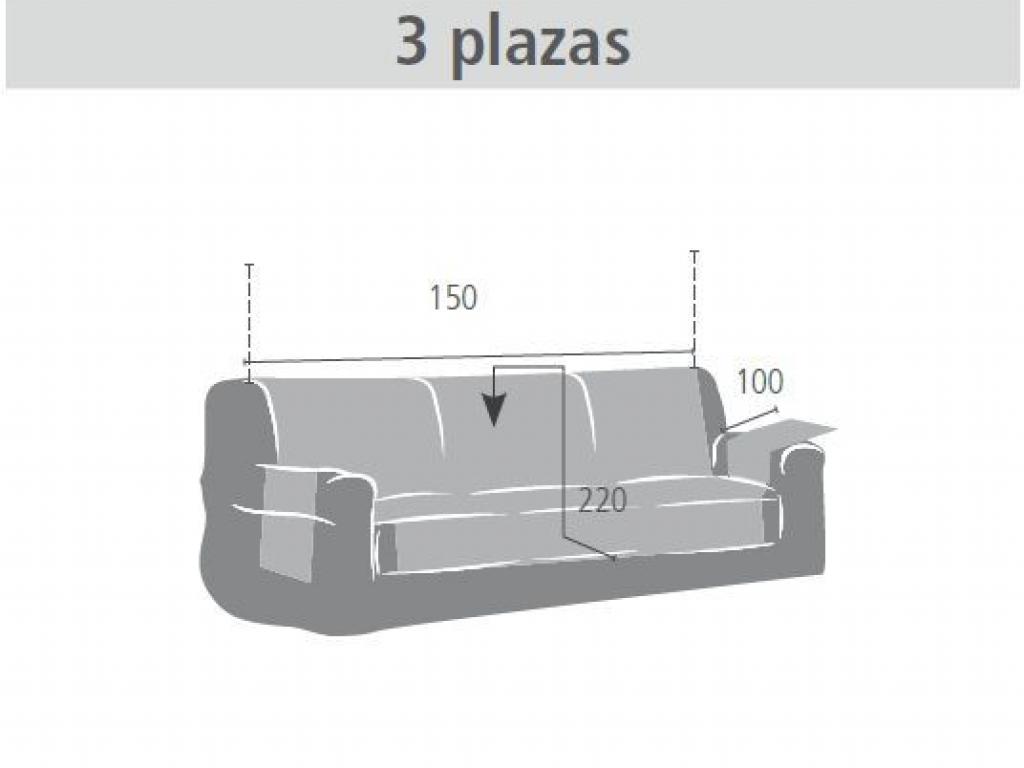 Husa pentru canapea 3 locuri BIANCA Crem 150 cm