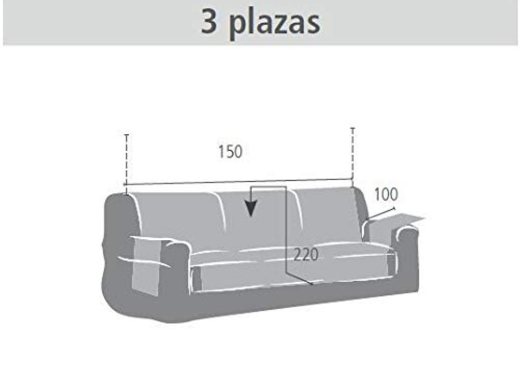 Husa pentru canapea 3 locuri ZOCO Gri 150 cm