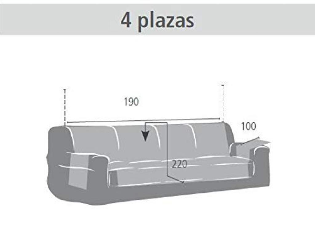 Husa pentru canapea 4 locuri ZOCO Gri 190 cm