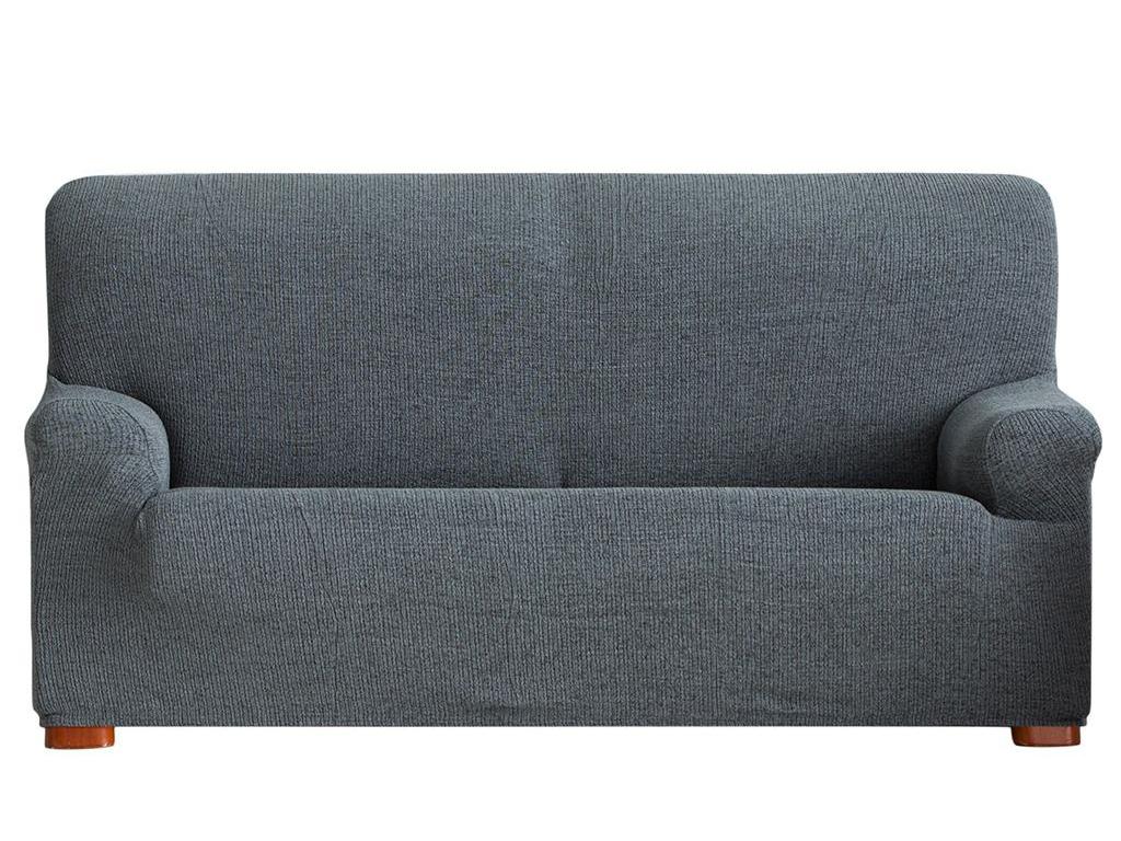 Husa bielastica pentru canapea 3 locuri Dorian Gri 180-210 cm