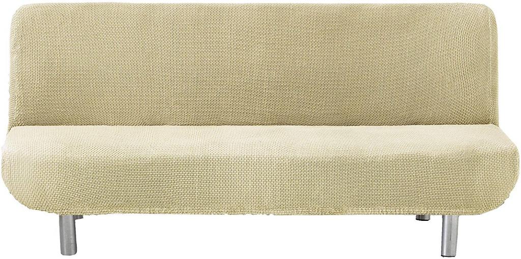 Husa bielastica pentru canapea 3 locuri clic clac Cora Bej 180-200 cm