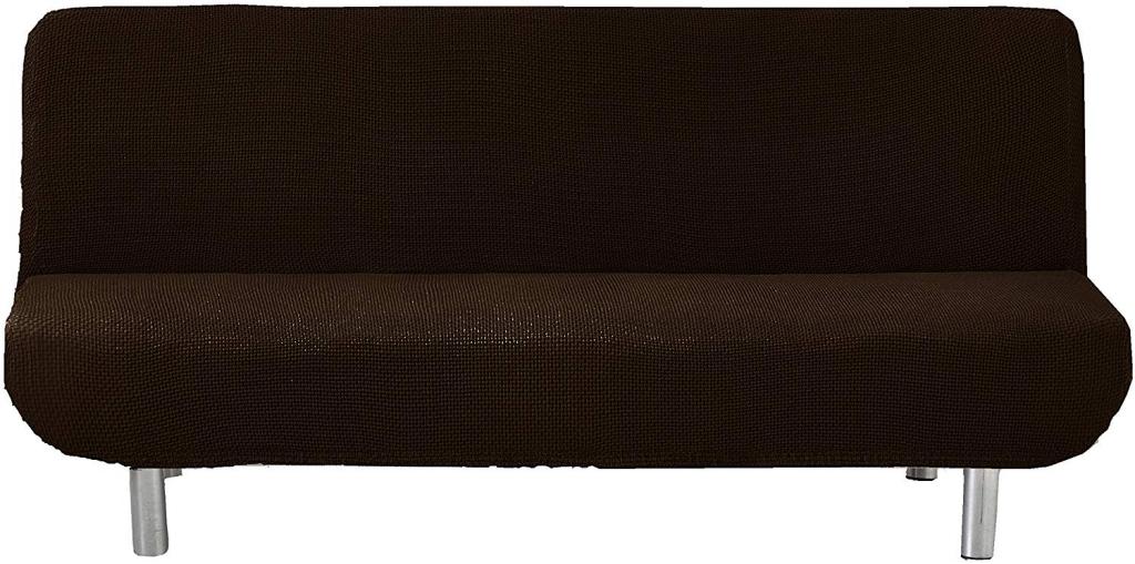 Husa bielastica pentru canapea 3 locuri clic clac Cora Maro 180-200 cm