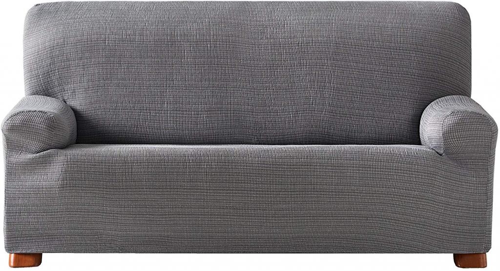Set huse elastice pentru canapea 3 locuri 180-210 cm + 2 fotolii 80-110 cm AQUILES Gri
