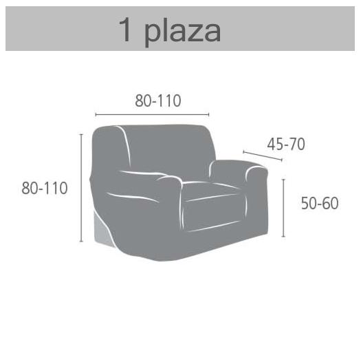 Set huse elastice pentru canapea 3 locuri 180-210 cm + 2 fotolii 80-110 cm Ulises Gri
